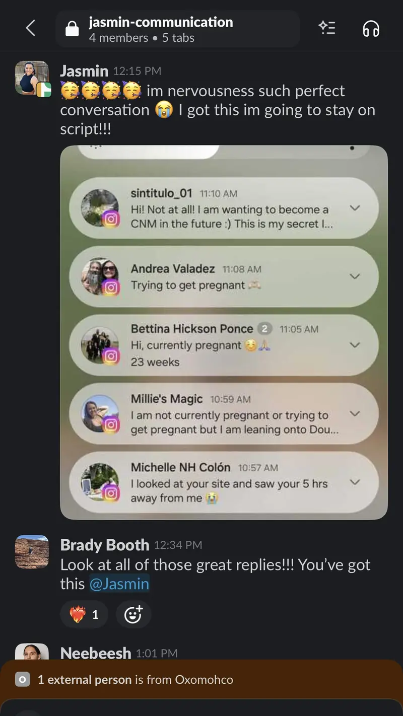 Client message 15
