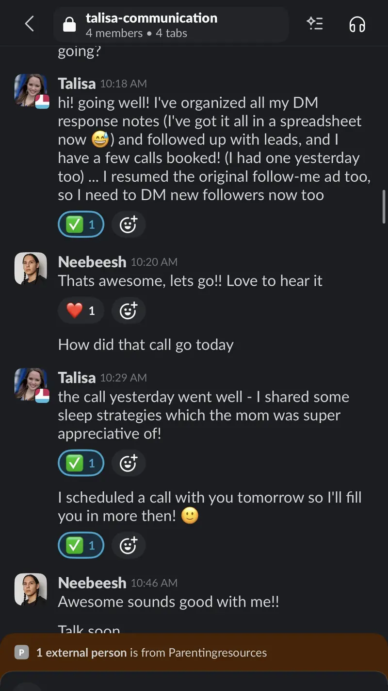 Client message 18