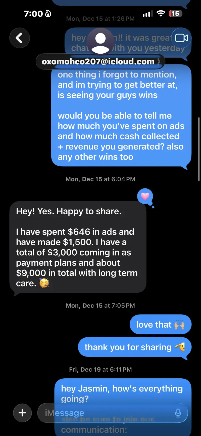 Client message 19