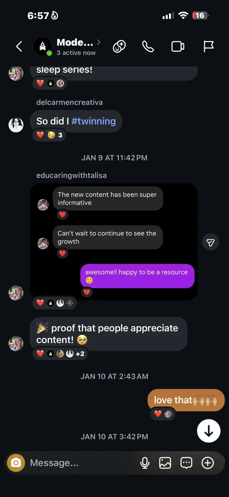 Client message 21
