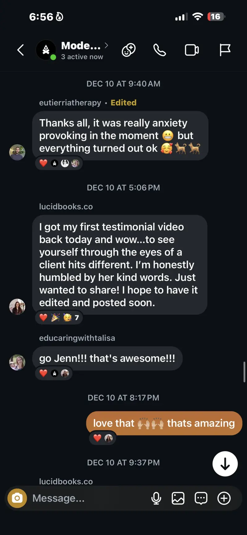 Client message 22
