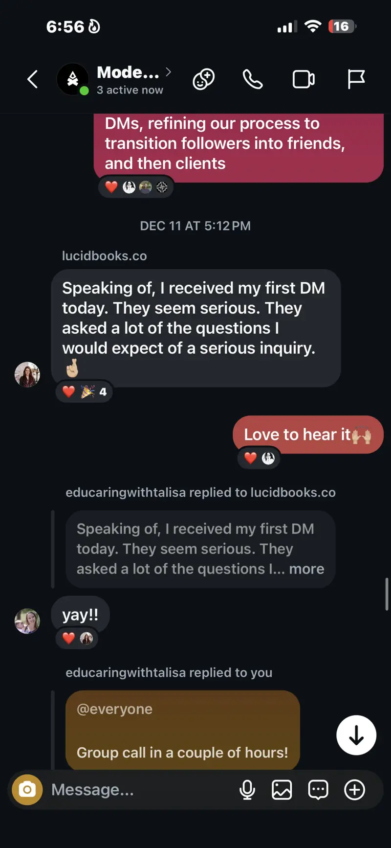 Client message 25