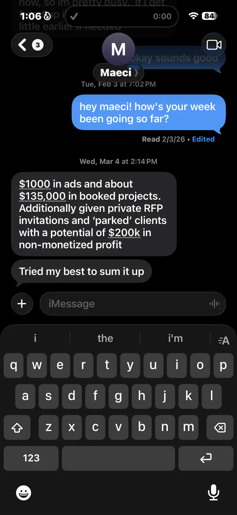 Client message 2