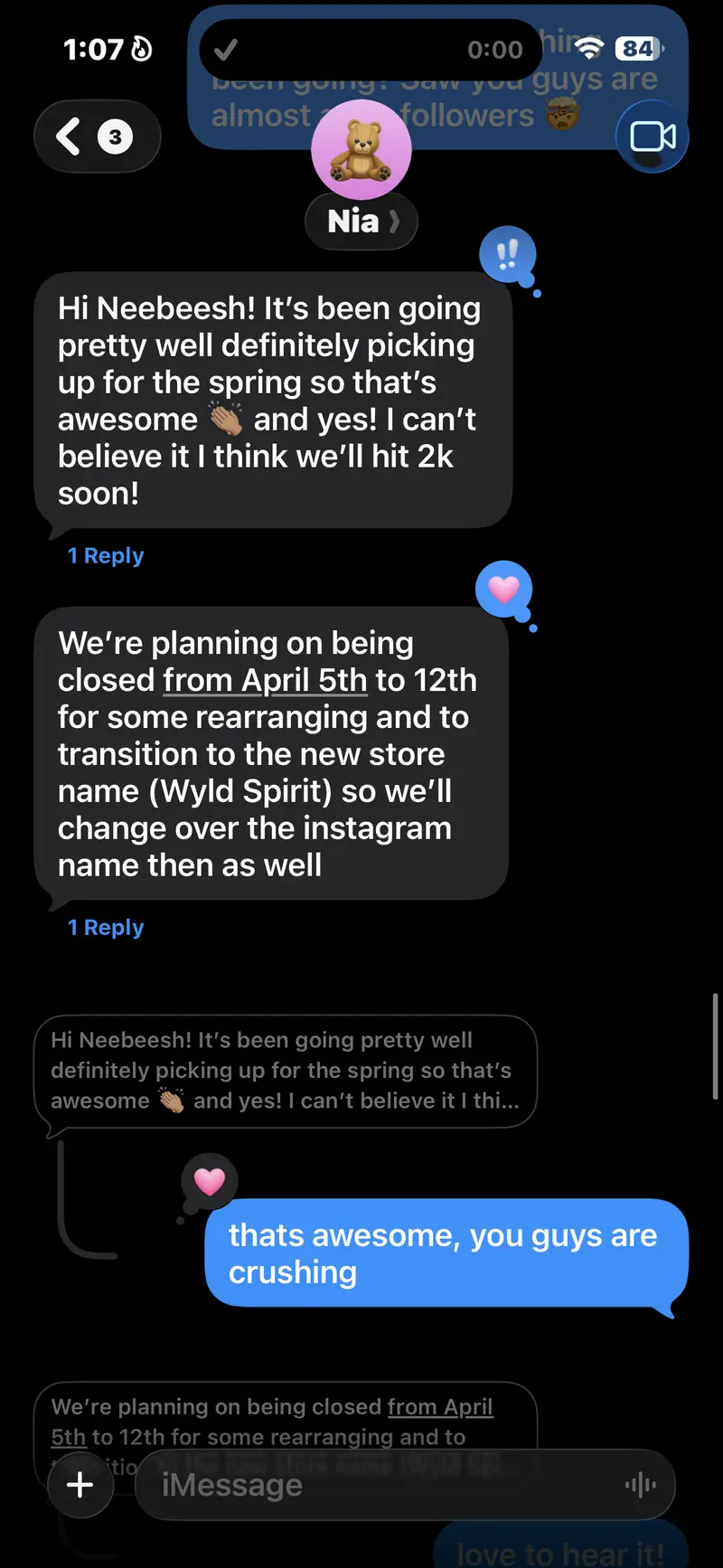 Client message 3