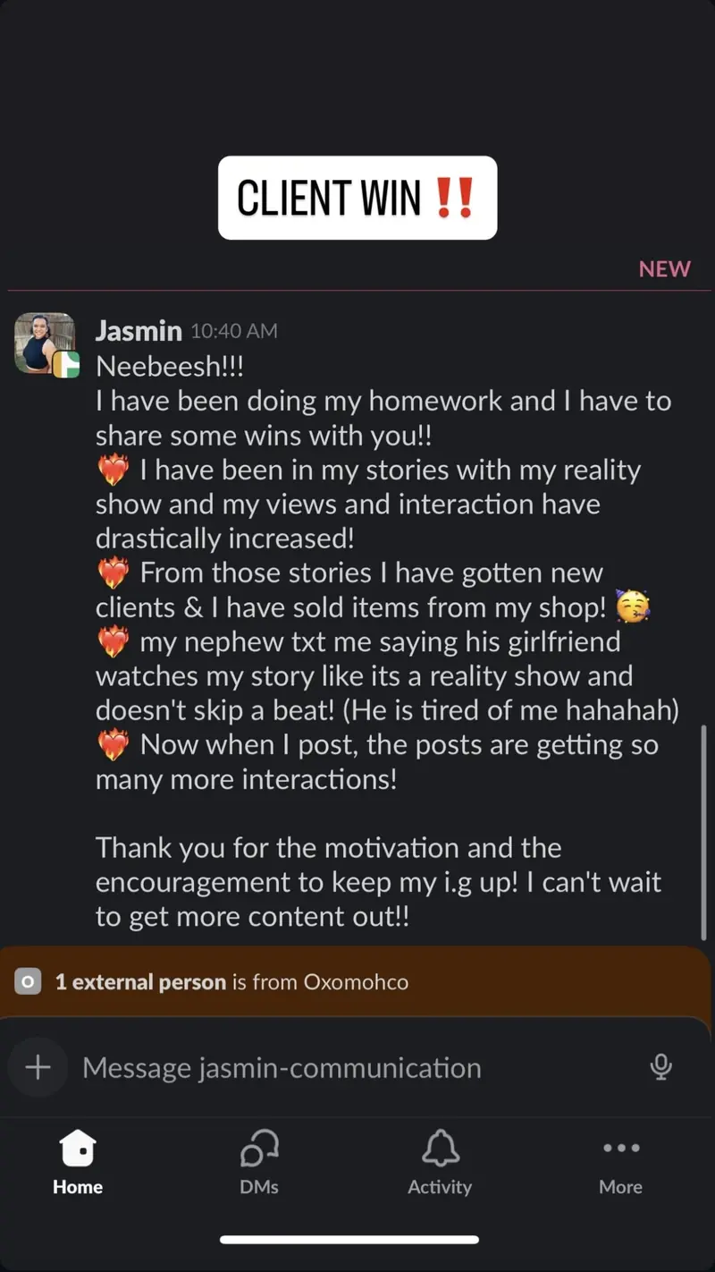 Client message 9